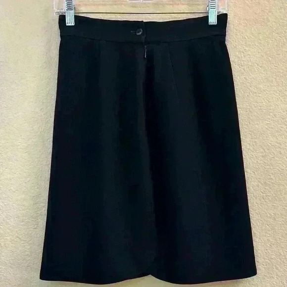 Gianni Versace Couture- Rare Vintage 1980’s-1990’s Black Wool Pencil Skirt EUC! - Picture 5 of 11